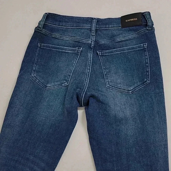 Express Skinny Mid Rise Jeans - Picture 10 of 12